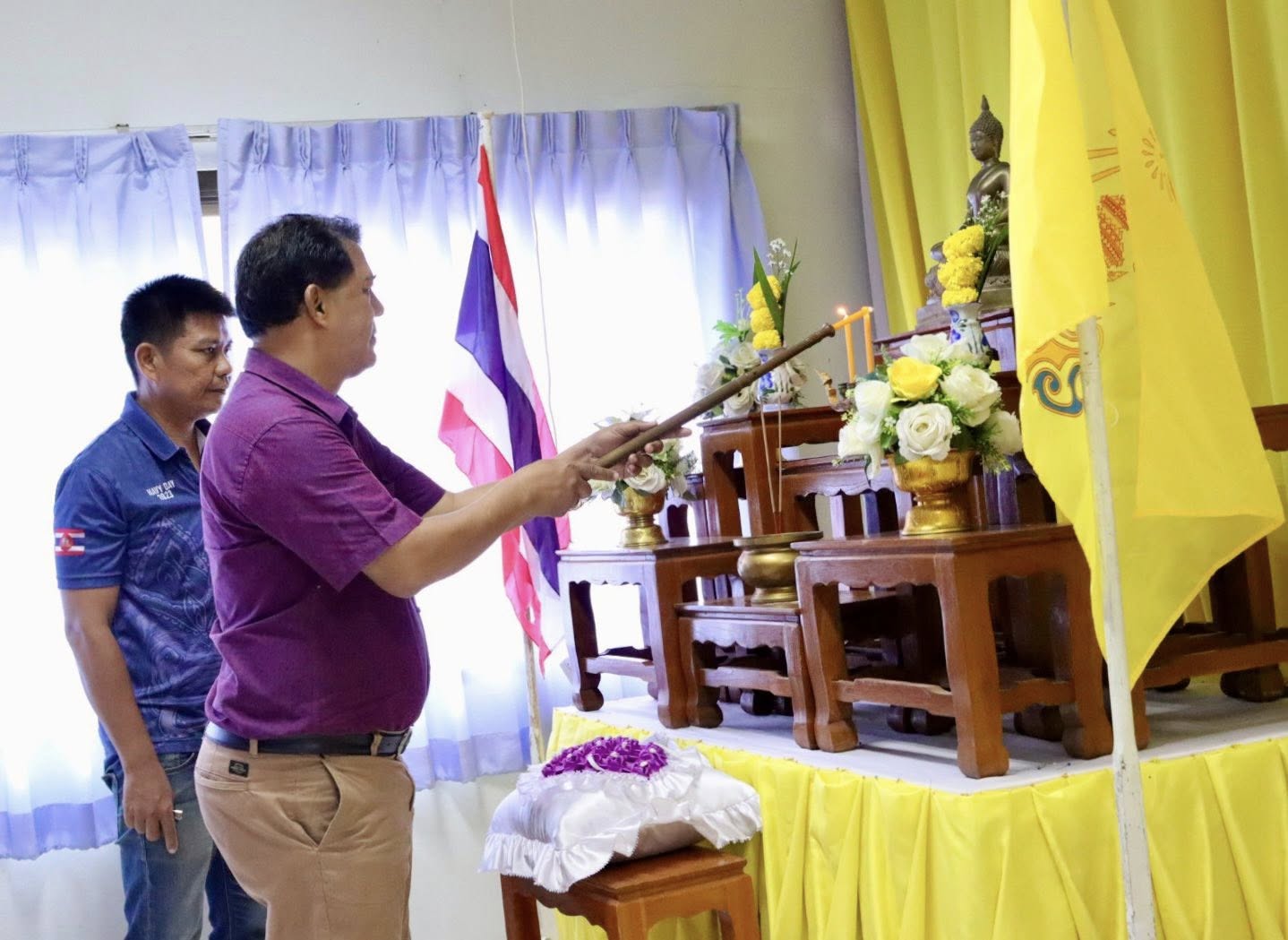 วันที่  ๒๓ กันยายน ๒๕๖๘ นายภานุวงค์ ศรีประเสริฐ นายกเทศมนตรีตำบลชุมพลบุรี  พร้อมคณะผู้บริหารฯ,สมาชิกสภาเทศบาล,ปลัดเทศบาล,หัวหน้าส่วนราชการ,และพนักงานเทศบาลตำบลชุมพลบุรี ร่วมโครงการพัฒนาศักยภาพผู้นำสภาเด็กและเยาวชน ร่วมใจต้านภัยยาเสพติด โดยสภาเด็กและเยาวชน